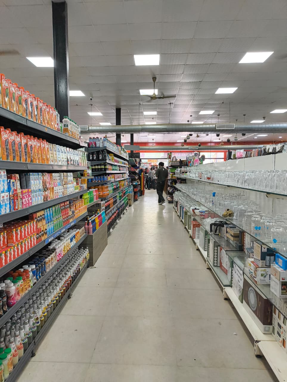 Beverages aisle